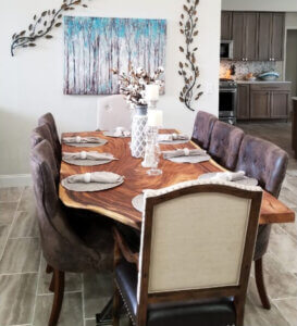 LIVE EDGE TABLE