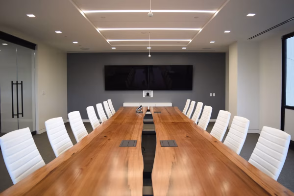 Custom Live Edge Epoxy River Conference Tables by WoodLab of New York