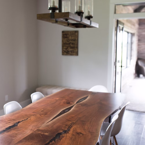 Custom Live Edge Dining Room Table