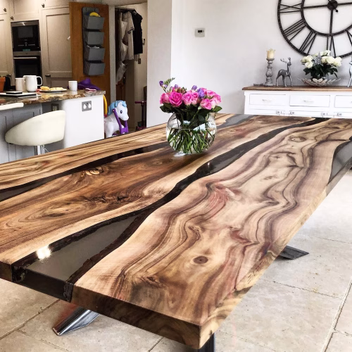 Custom Live Edge Tables by WoodLab of New York