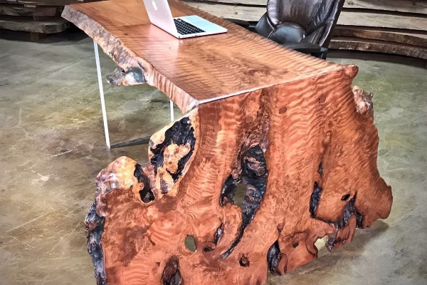 Custom Live Edge Epoxy River Conference Tables by WoodLab of New York